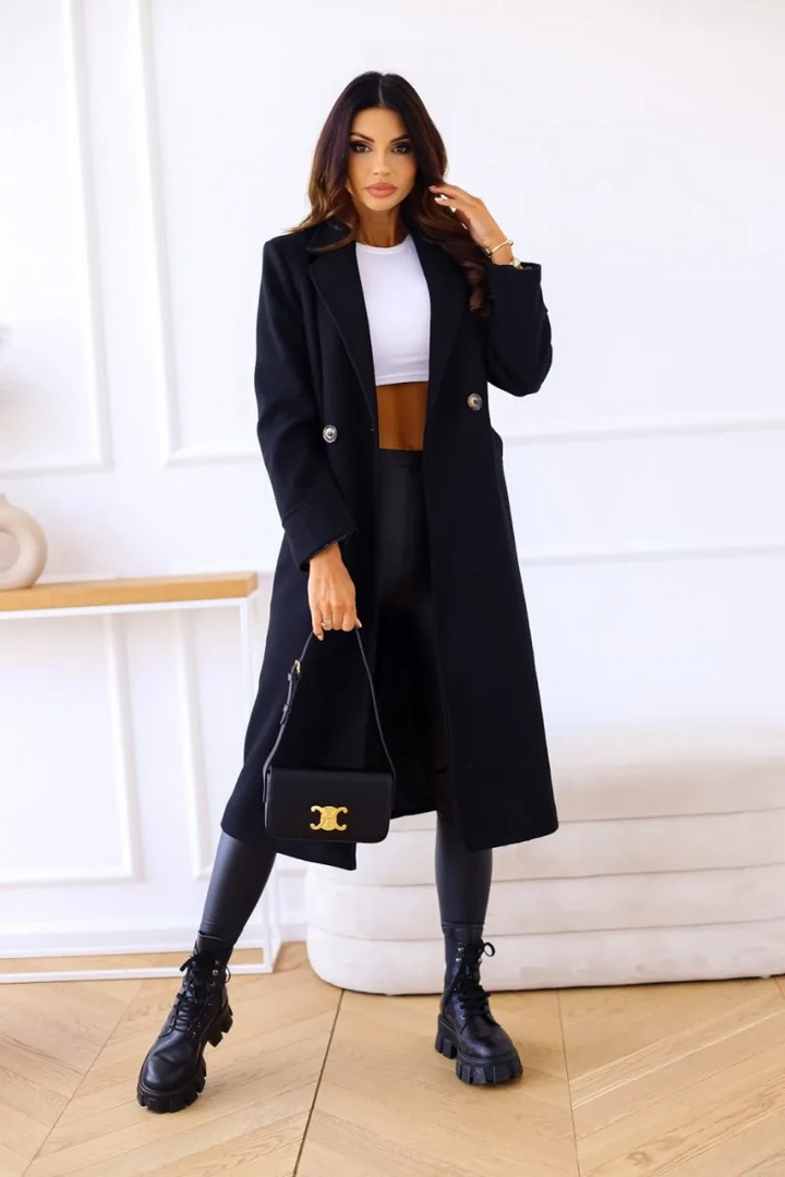 Drune | Klassischer Langer Trenchcoat mit
