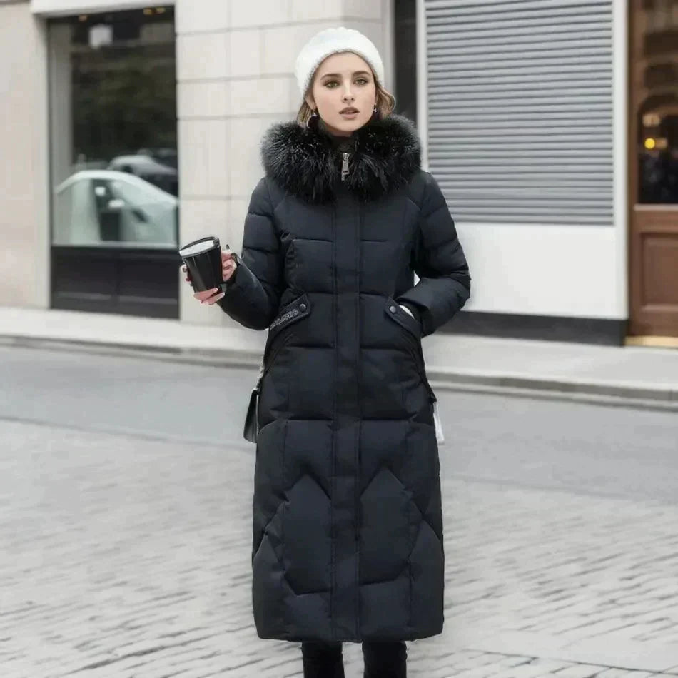 Drune | Fell Trenchcoat Weiß Schick und Warm