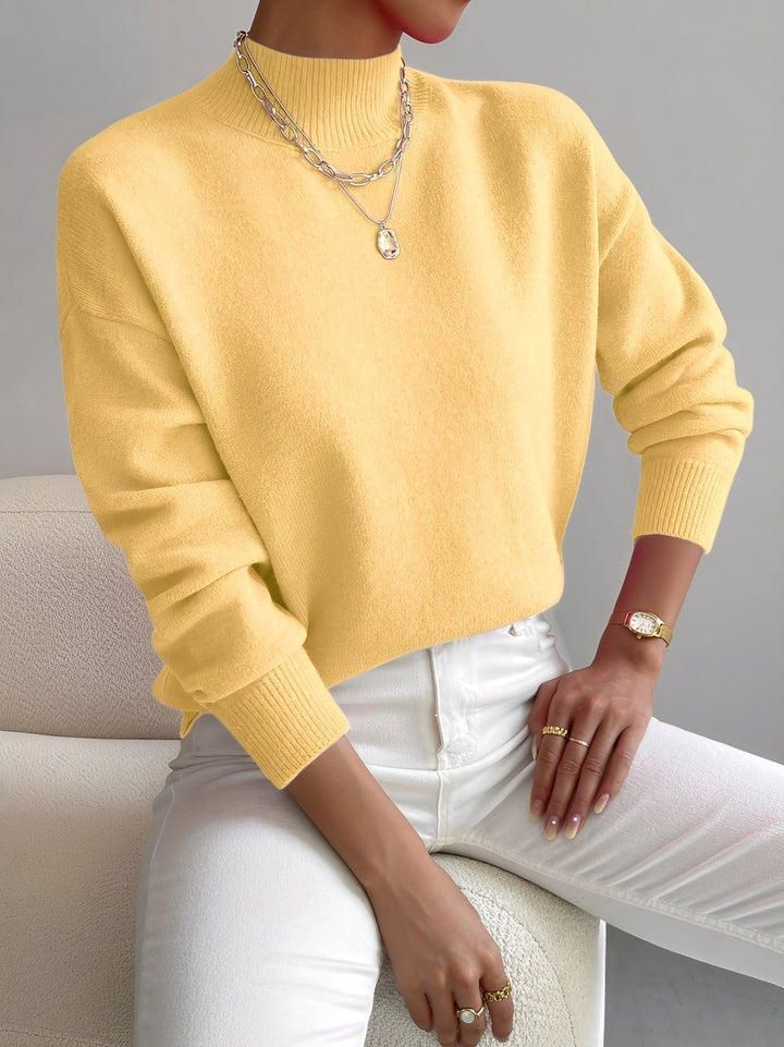 Drune | Eleganter Damenpullover mit Stehkragen