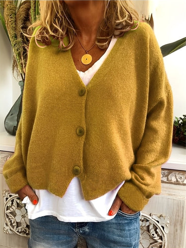 Drune | Lässiger Cardigan mit Knöpfen für Frauen