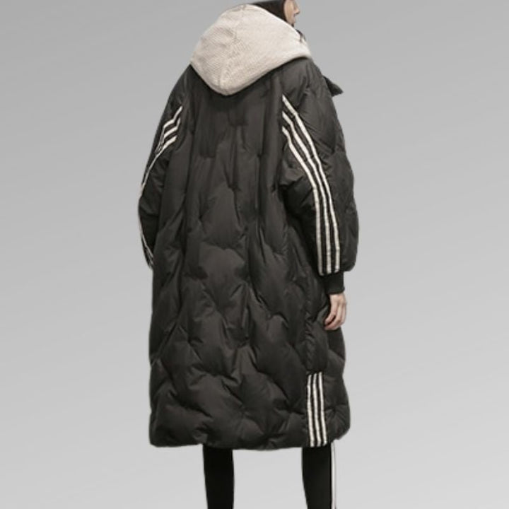 Drune | Puffer Jacket - Chevron Gequiltes Design - Warme Wintergrundausstattung