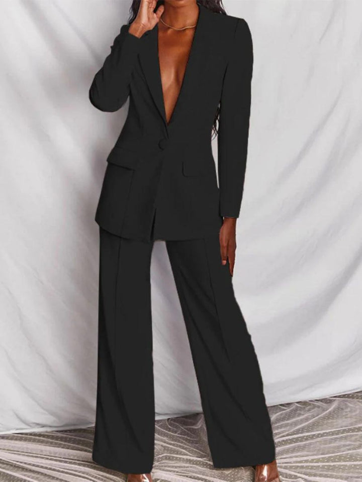 Drune | Blazer und Hose Set für Damen Business Kleidung