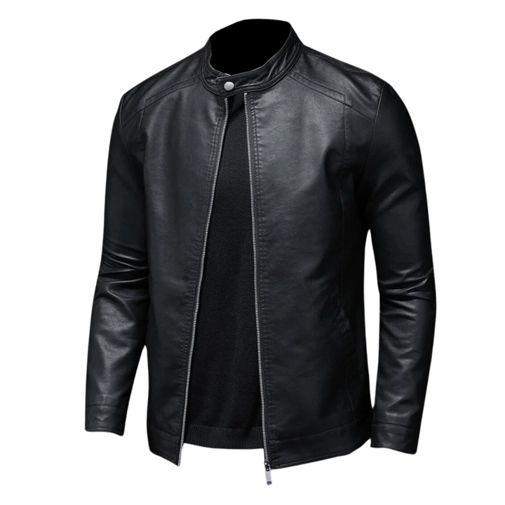 Drune | Trendig Leder Bikerjacke für Männer