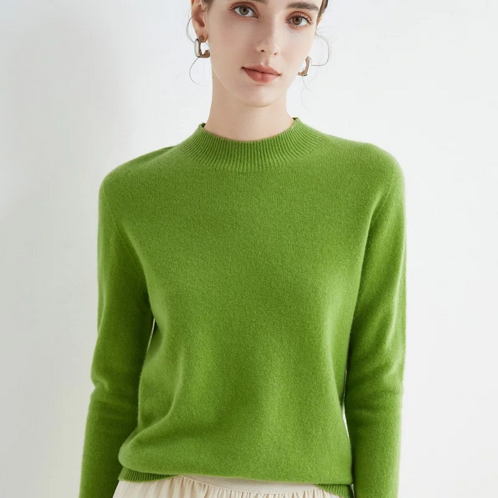 Drune | Cashmere Pullover Damen Rundhals Weicher und Leichter Strickpullover