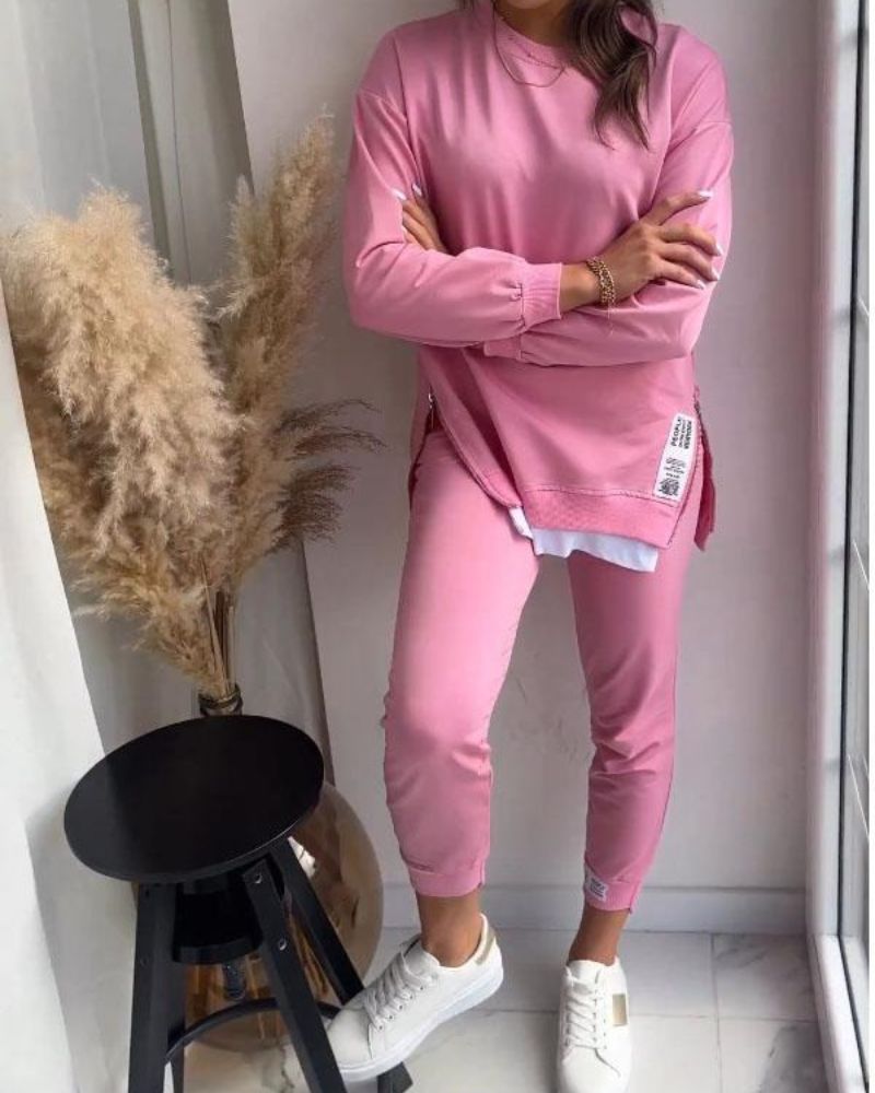 Drune | Sweater und Hose Zweiteiler Set