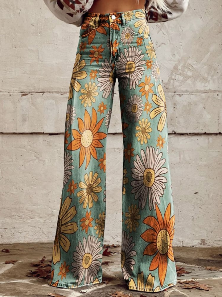 Drune | Damen Helle Daisy Jeanshose Ausgestellt