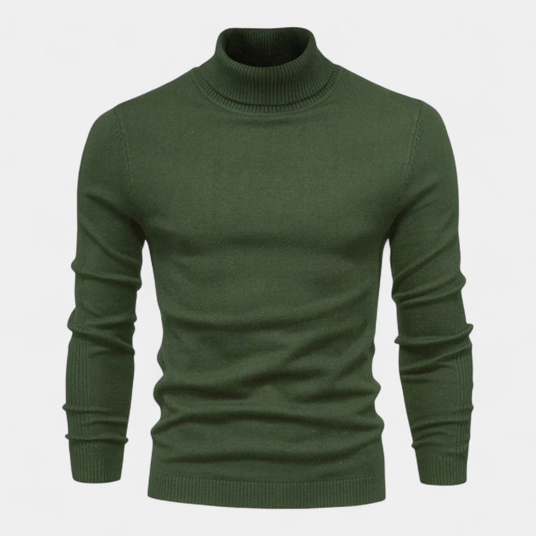 Drune | Modehaus - Gerippter Rollkragenpullover für Herren