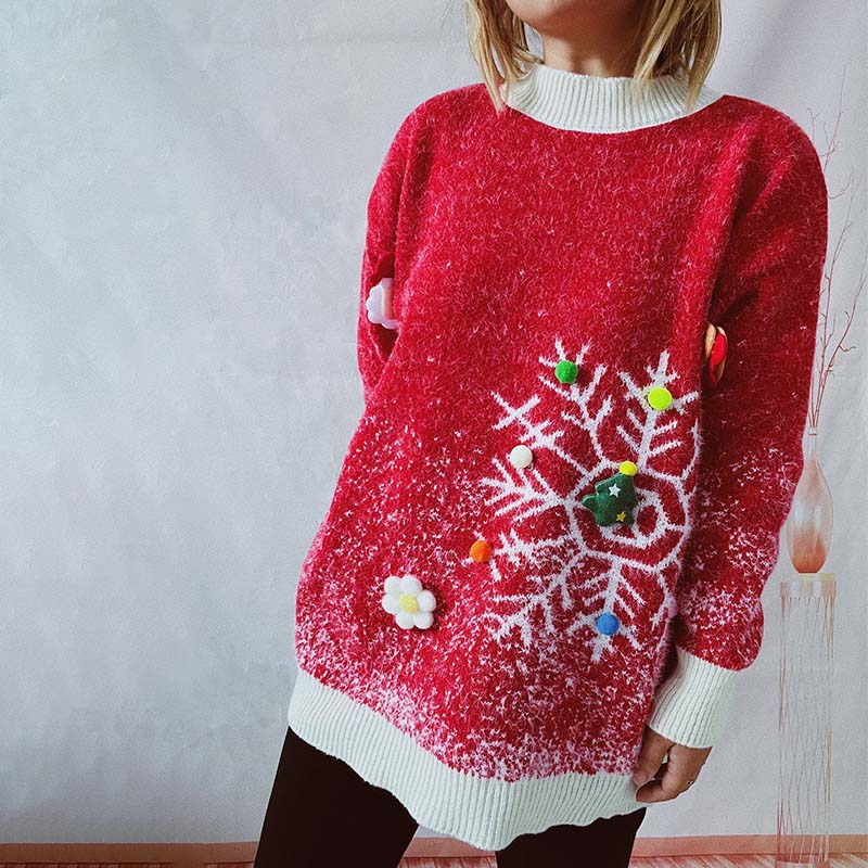 Drune | Teile Satz Pullover und Weihnachts Schal