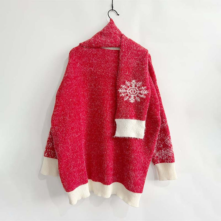 Drune | Teile Satz Pullover und Weihnachts Schal