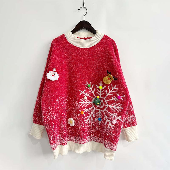 Drune | Teile Satz Pullover und Weihnachts Schal