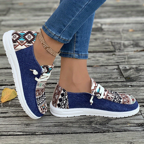 Drune | Canvas-Schuhe mit Print