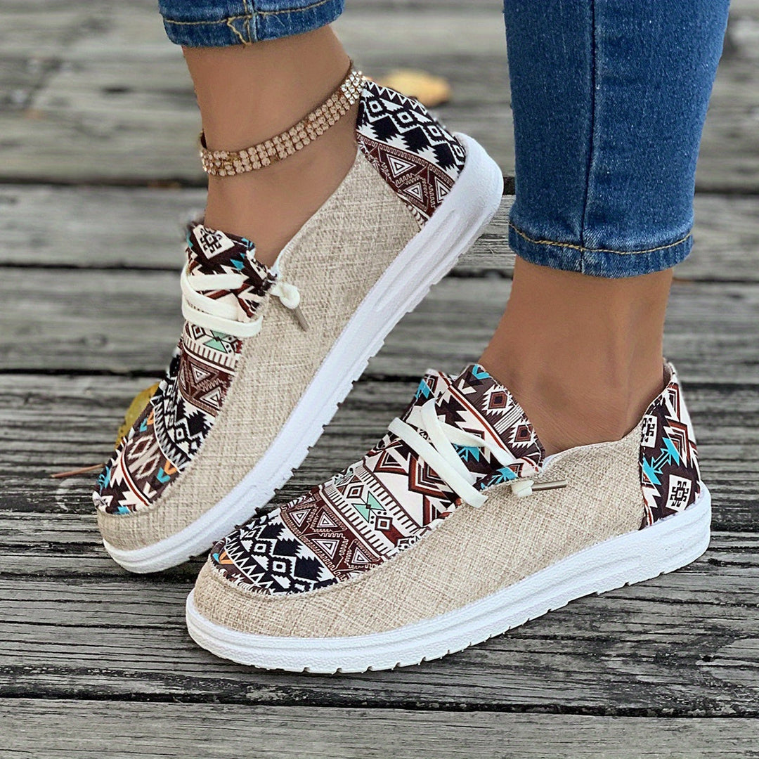 Drune | Canvas-Schuhe mit Print