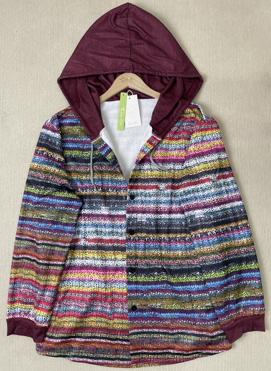 Drune | Eleganter Kapuzenpullover mit Druck Oberbekleidung
