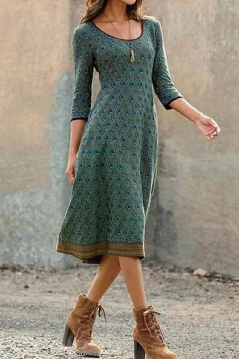 Drune | Boho Chic Midi Kleid