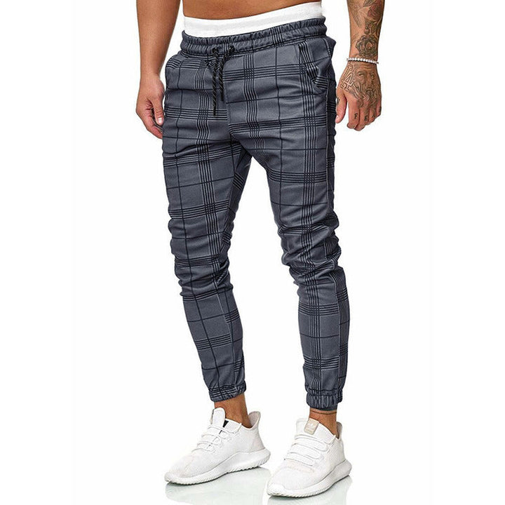 Drune | Herren karierte Sweatpants