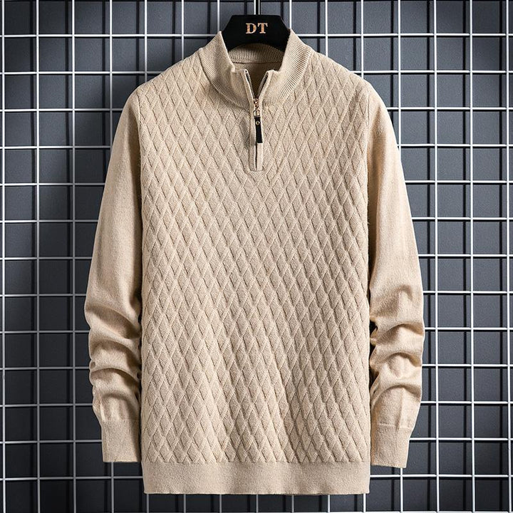 Drune | Stilischer Herren-Reißverschluss-Pullover