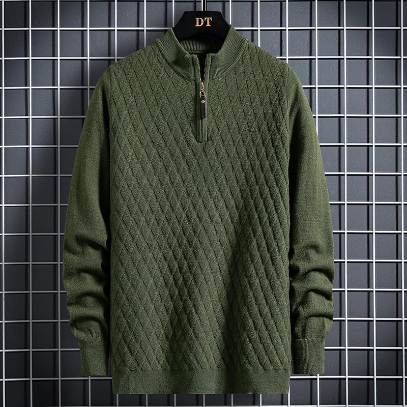 Drune | Stilischer Herren-Reißverschluss-Pullover