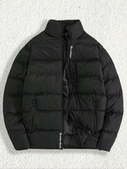 Drune | Gepolsterte Jacke mit Hohem Kragen Reißverschluss Warm und Leichtgewicht