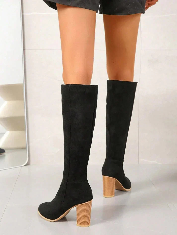 Drune | Wild Kniehohe Stiefel mit Absatz