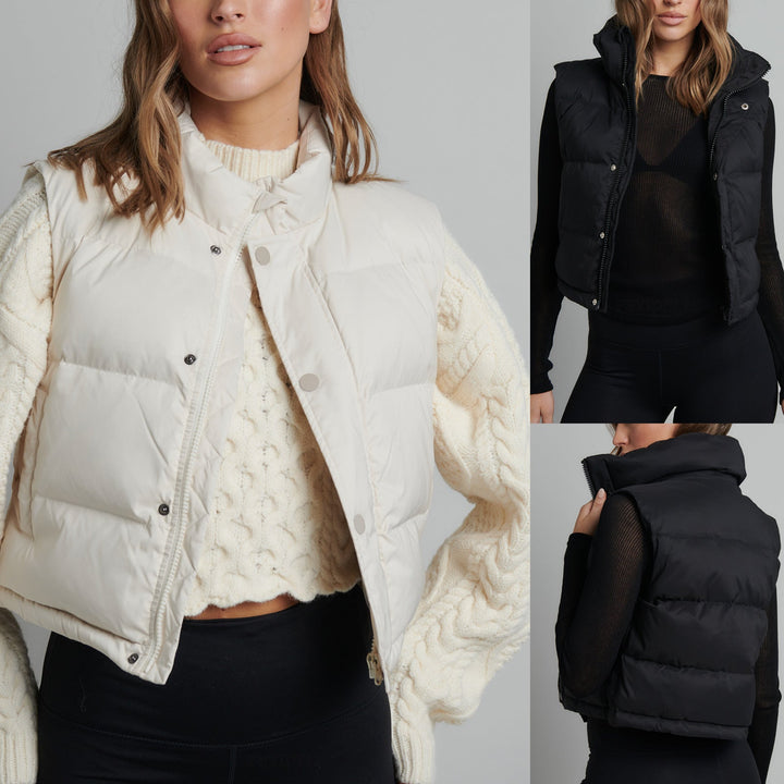 Drune | Ärmellos Kurzjacke