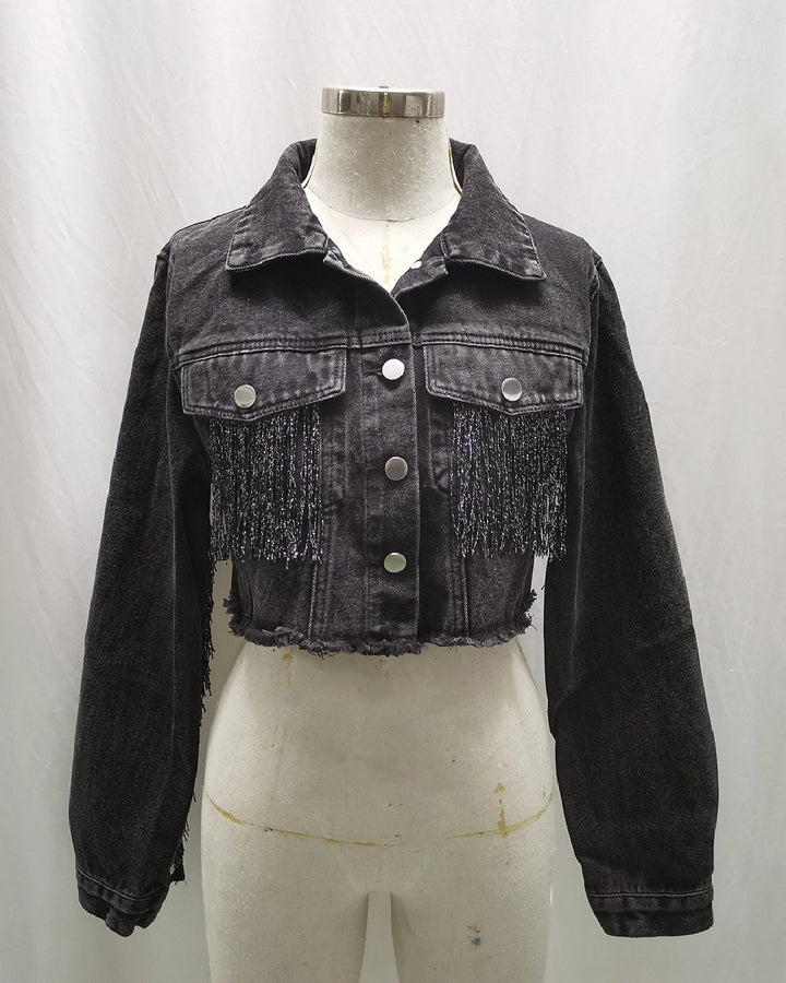 Drune | Zerrissene Jeansjacke