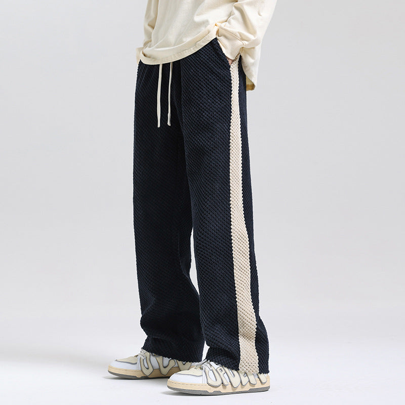 Drune | Herrenmode-Hose Aus Dicker Baumwolle
