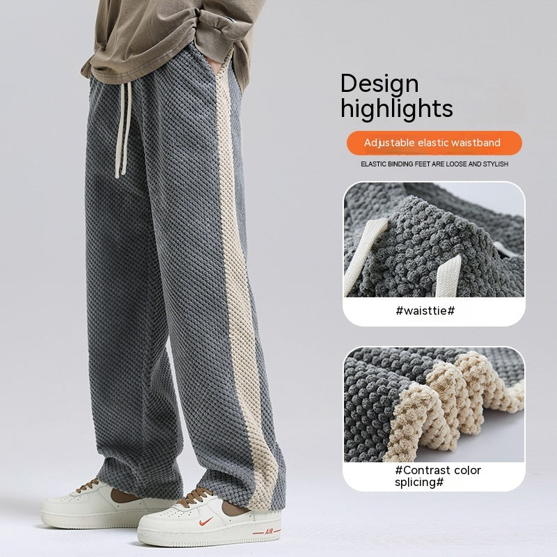 Drune | Herrenmode-Hose Aus Dicker Baumwolle