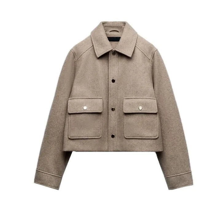 Drune | Freizeit-Autumn-Jacke für Frauen mit Klappe und Taschen Heidi
