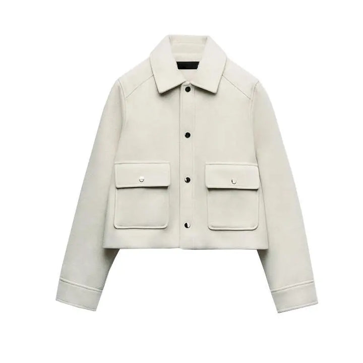 Drune | Freizeit-Autumn-Jacke für Frauen mit Klappe und Taschen Heidi