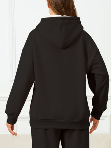 Drune | Hoodie mit Herz-Print - Gefütterter Damen-Sweater für Herbst & Winter
