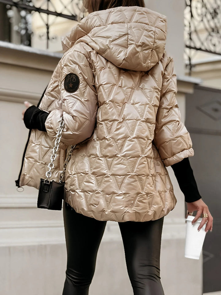 Drune | Cozy patchwork cotton jacket for a layered look in a casual style