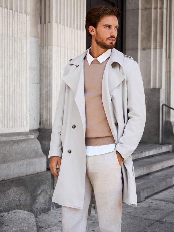 Drune | Trendig Trenchcoat für Männer