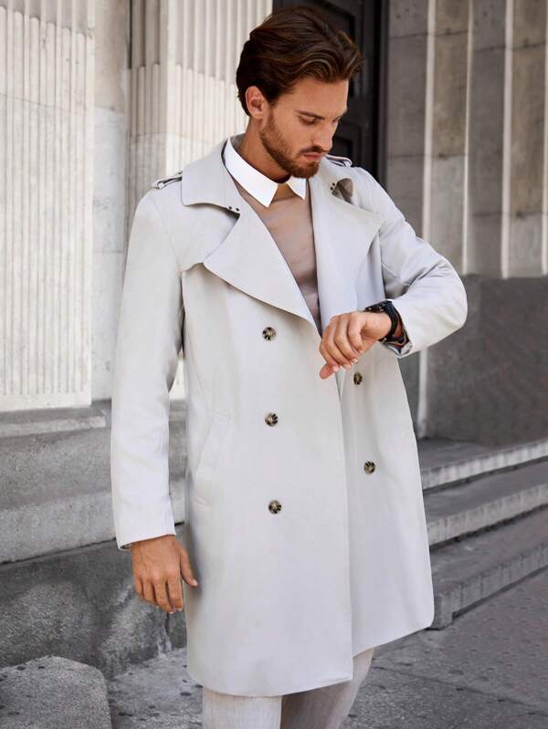 Drune | Trendig Trenchcoat für Männer