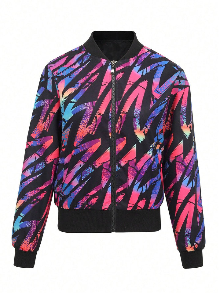 Drune | Herbst Winter Freizeit Druckjacke