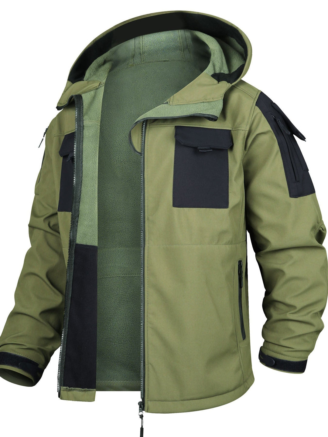 Drune | Kapuzen-Outdoorjacke Mit Cargo-Hosen-Set Wasserdicht Für Herren - Perfekt für Outdoor-Aktivitäten