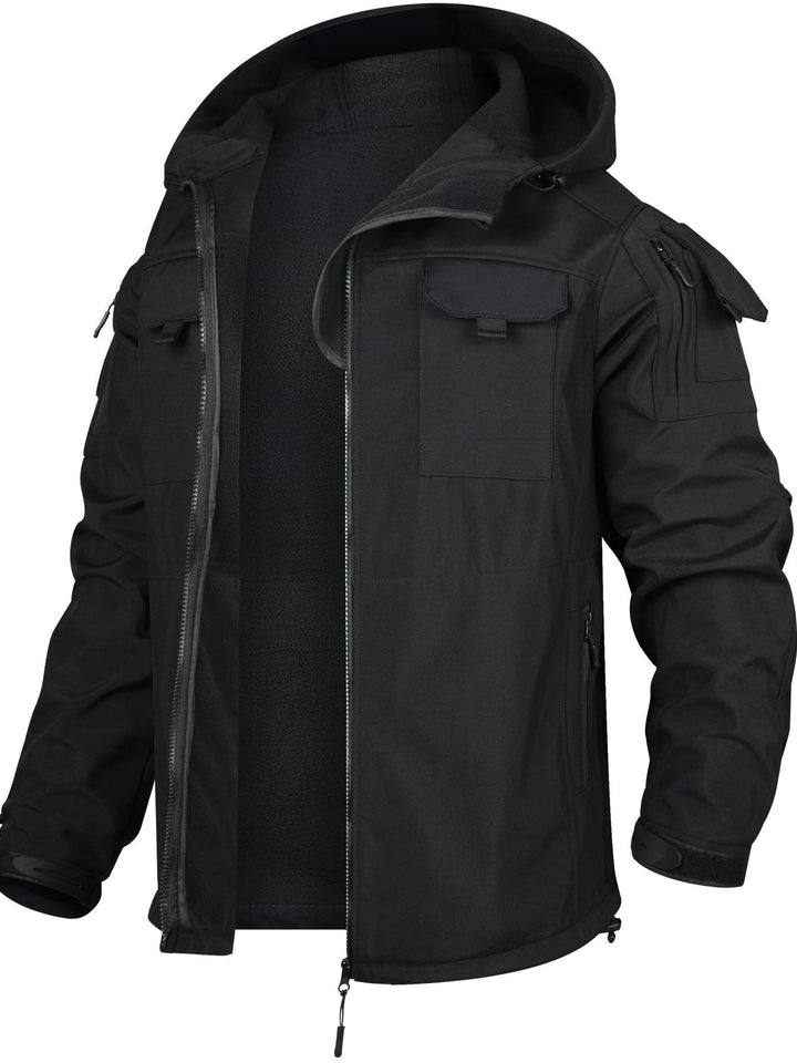 Drune | Kapuzen-Outdoorjacke Mit Cargo-Hosen-Set Wasserdicht Für Herren - Perfekt für Outdoor-Aktivitäten