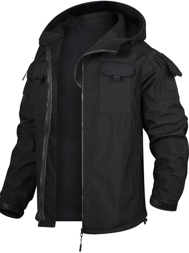 Drune | Kapuzen-Outdoorjacke Mit Cargo-Hosen-Set Wasserdicht Für Herren - Perfekt für Outdoor-Aktivitäten