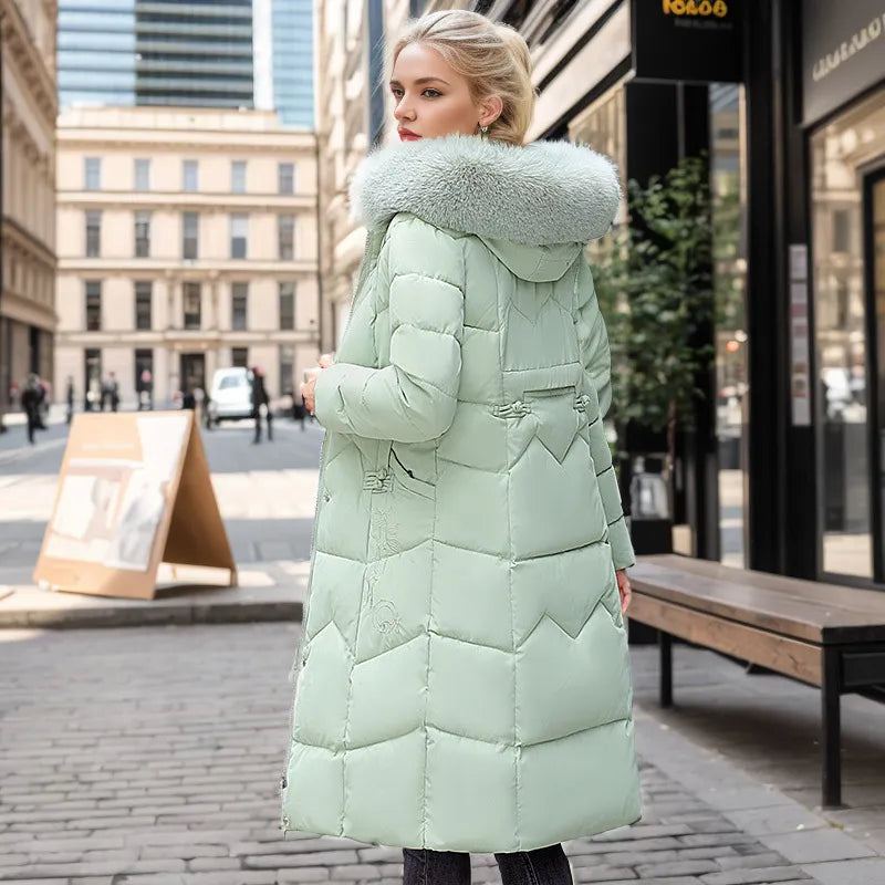 Drune | Lange schlanke Winterjacke