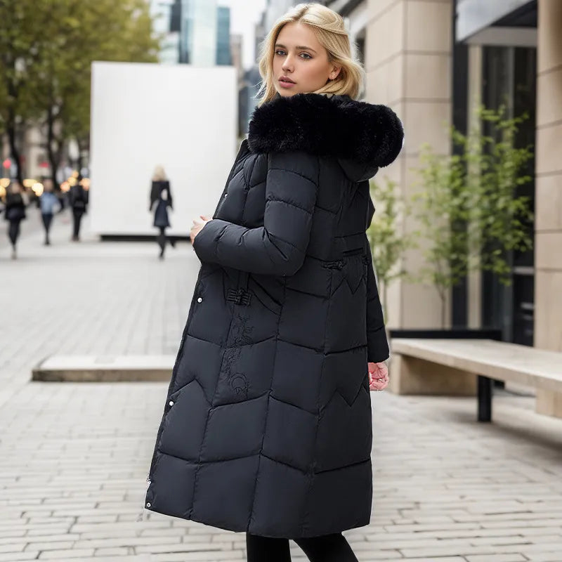 Drune | Lange schlanke Winterjacke