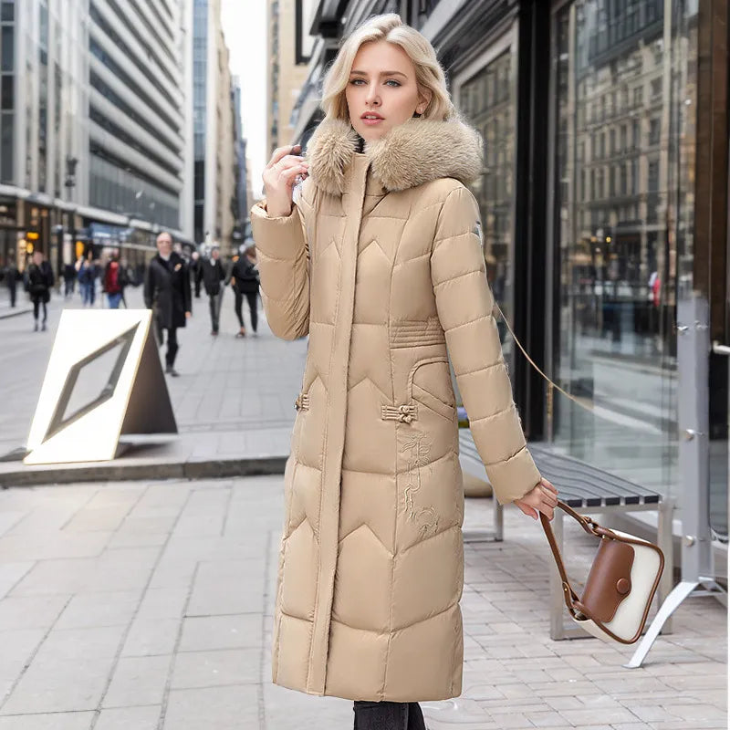 Drune | Lange schlanke Winterjacke