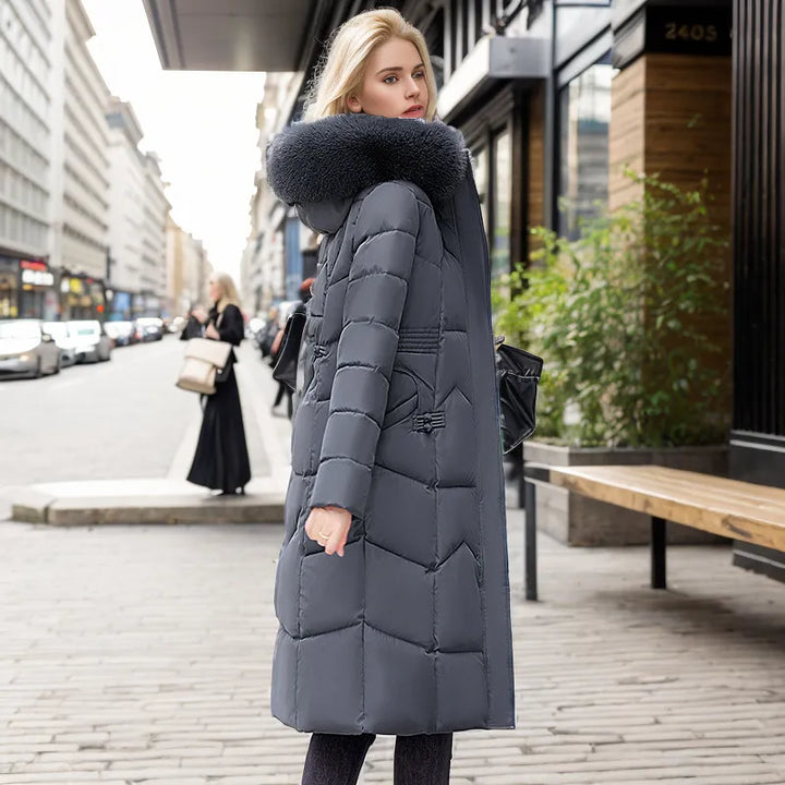 Drune | Lange schlanke Winterjacke