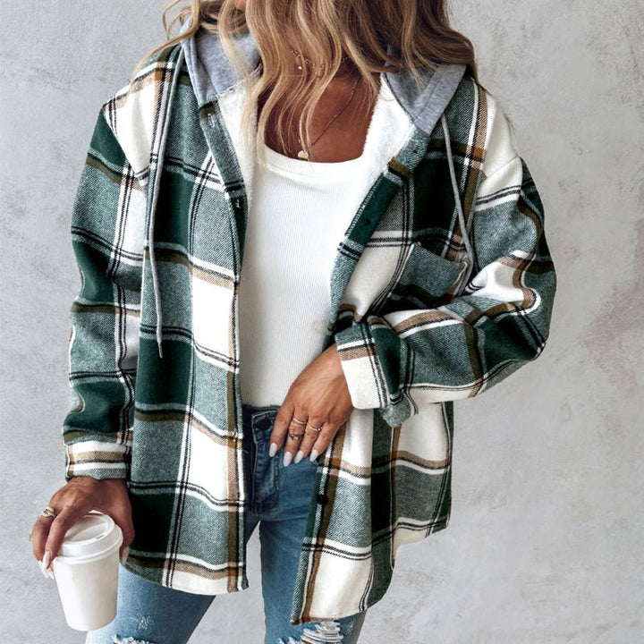 Drune | Flanelljacke - Übergroßer Schnitt - Baumwollmischung - Lässiges Schichtungsessenziell