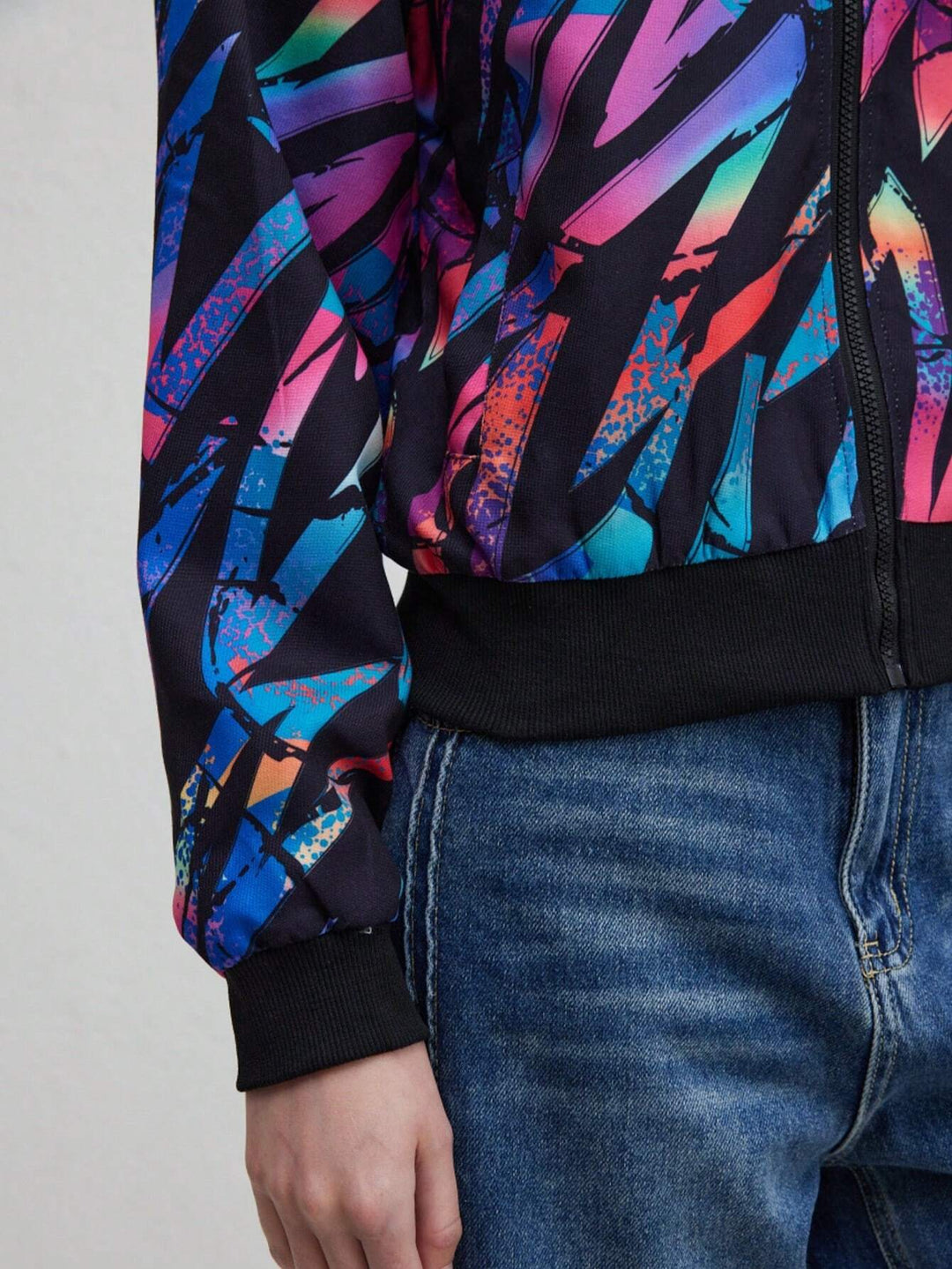 Drune | Herbst Winter Freizeit Druckjacke