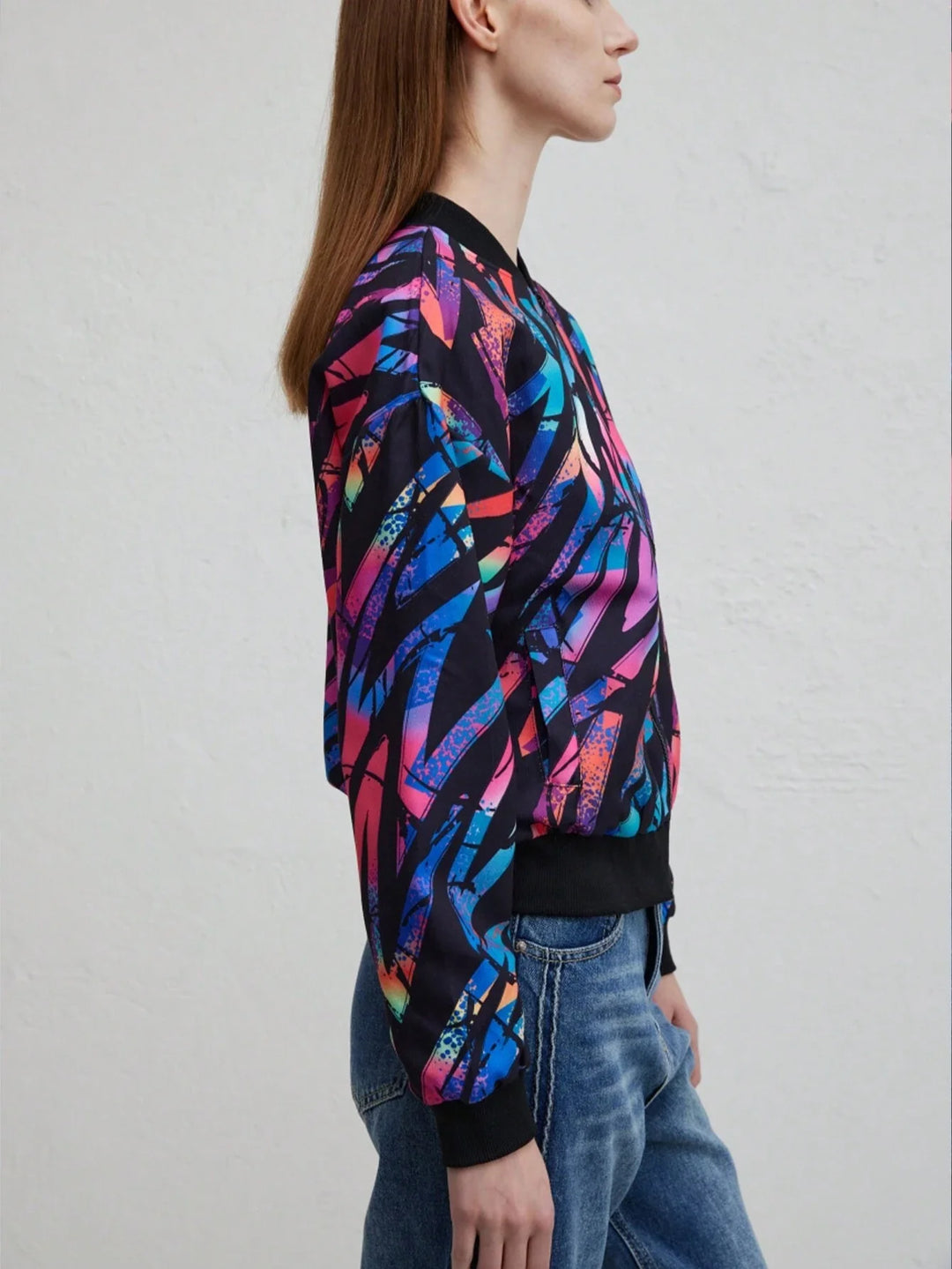 Drune | Herbst Winter Freizeit Druckjacke