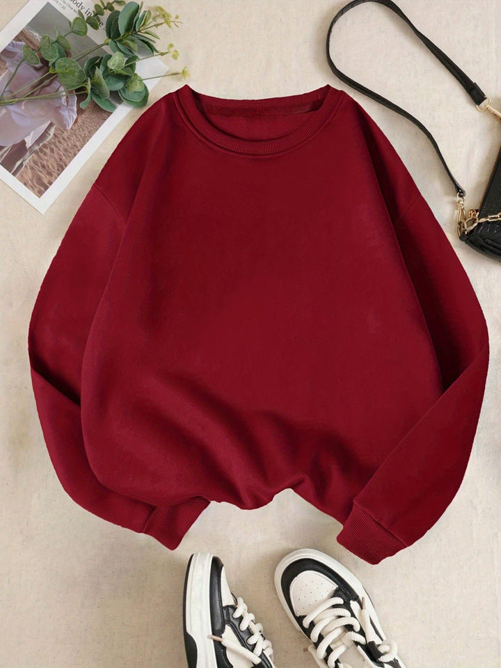 Drune | Jul Sweatshirt mit Print Baumwolle Goldener Weihnachtsbaum Design