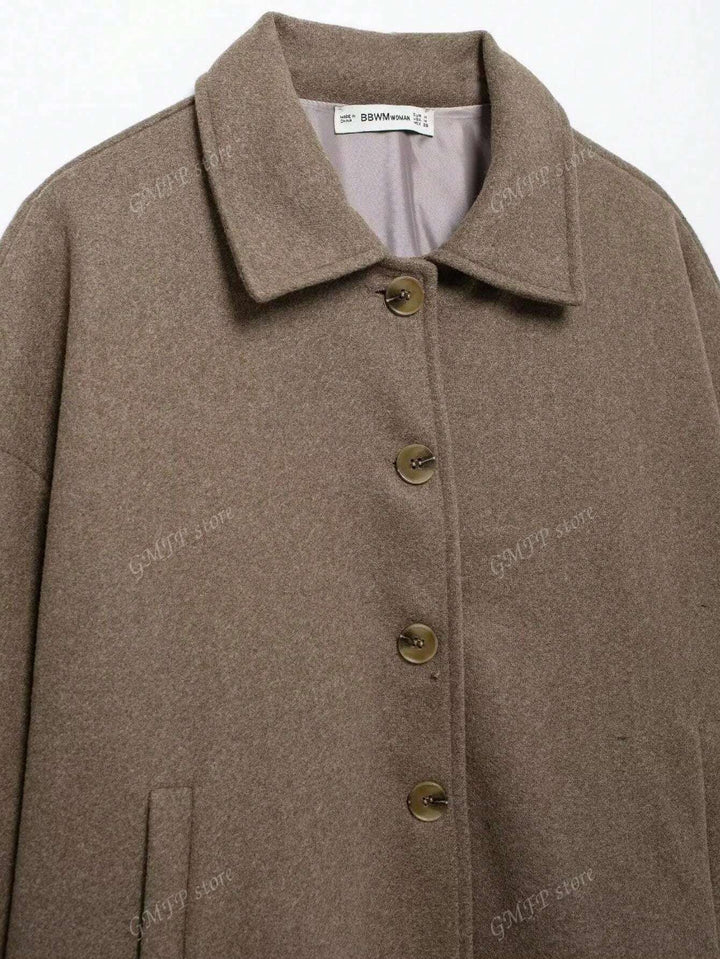 Drune | Wolljacke mit Knopfleiste Zeitlos, Parisian & Herbstready