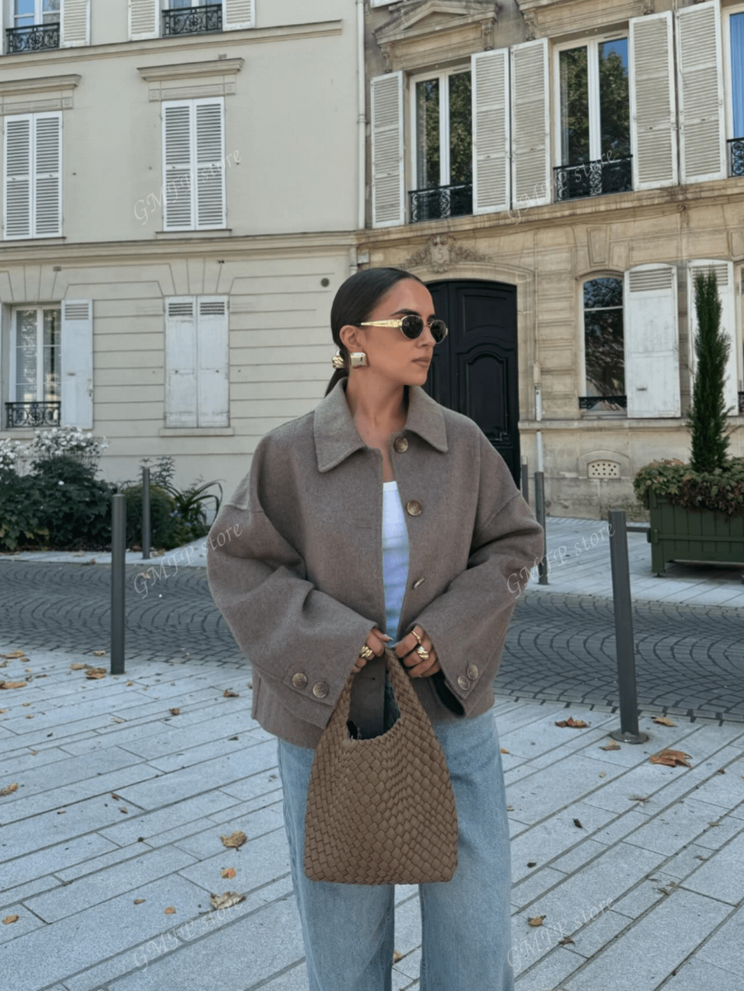 Drune | Wolljacke mit Knopfleiste Zeitlos, Parisian & Herbstready