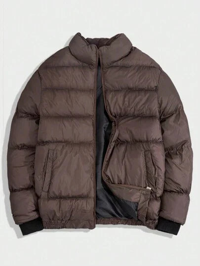 Drune | Gepolsterte Jacke mit Hohem Kragen Reißverschluss Warm und Leichtgewicht
