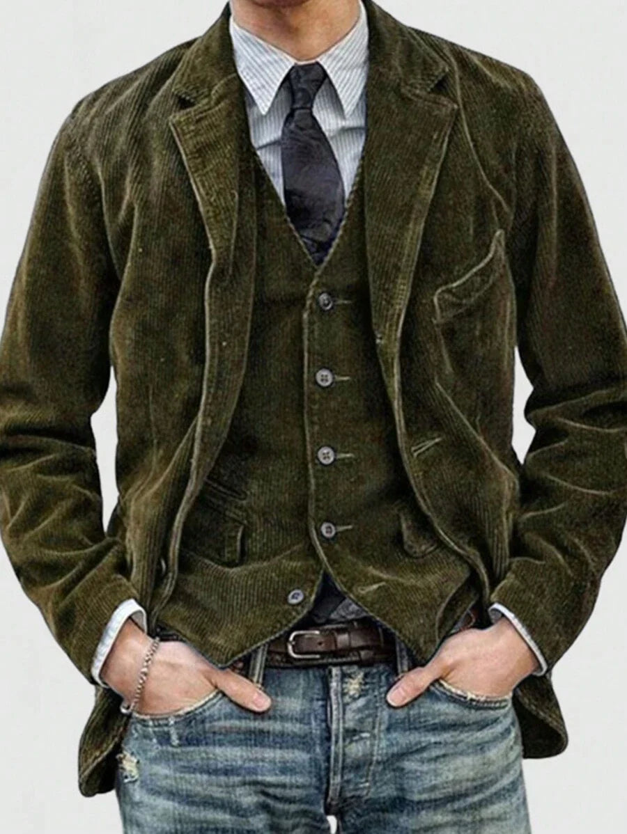 Drune | Einreiher Slim Kurzmantel