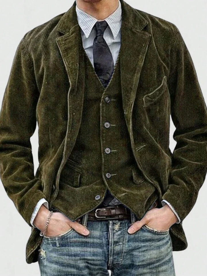 Drune | Einreiher Slim Kurzmantel